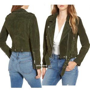 BLANKNYC Suede Moto Jacket